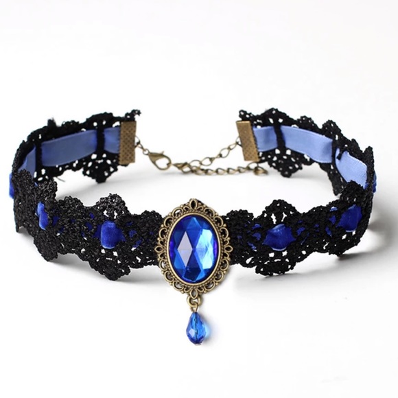 Jewelry - Gothic lace with rhinestones choker necklace. NWT 5 for $25 mix and match.